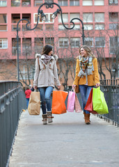 friends going shopping