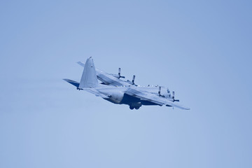 C 130 in Flight