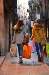 friends going shopping