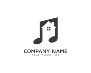 Fototapeta premium House Music Logo