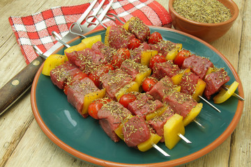brochettes de boeuf 24122015