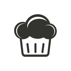 Cake - vector icon.