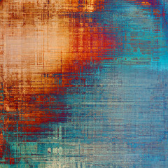 Grunge colorful background. With different color patterns: yellow (beige); blue; red (orange); cyan