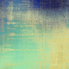 Dirty and weathered old textured background. With different color patterns: yellow (beige); brown; blue; cyan