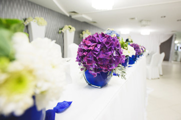 Bouquet in Blue Water