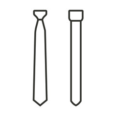 Necktie - vector icon.