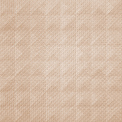 Brown triangle pattern tissue