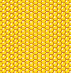 Honeycomb Seamless Pattern. Vector Illustration