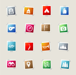 Boy scout simply icons