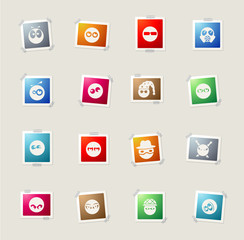 Emotions and glances icons