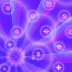 Sun rays background. Purple