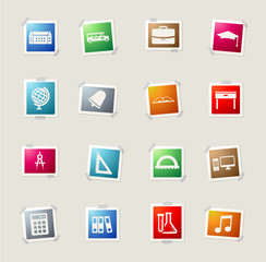 School simply icons
