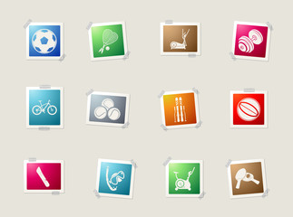 sport equipment symbols