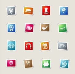 St Patricks day simply icons