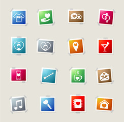 Valentines day simply icons