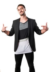 Fototapeta premium Man proud of himself