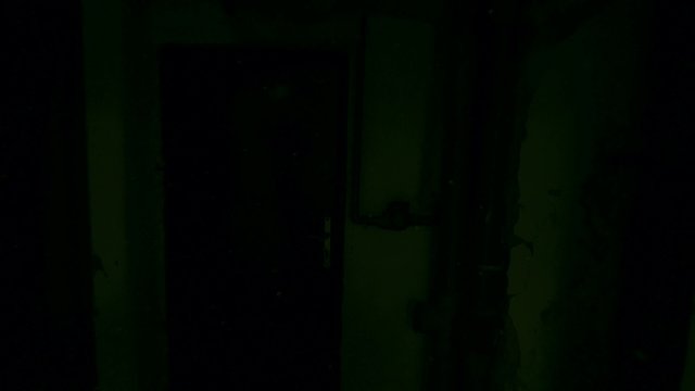 Scary Cellar Corridor in Old Building Yurei Ghost Apparition 

Real Footage and CGI composite