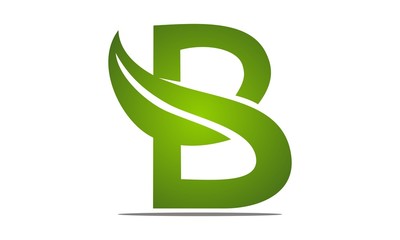 Letter B Leaf