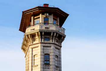 Fototapeta na wymiar Old water tower in chisinau, Moldova