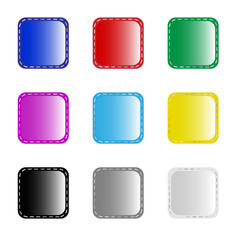 set of color apps icons