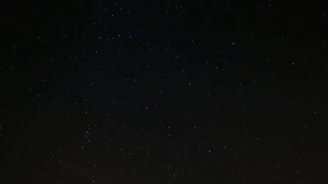 4K Winter Northern Sky Stars Timelapse