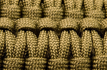 Parachute cord node weaving