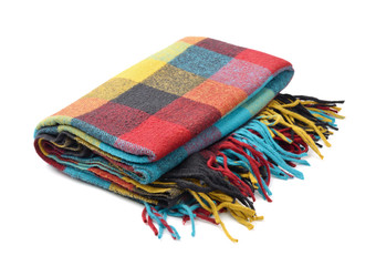 Plaid wool blanket