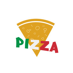 pizza vector slice food italy