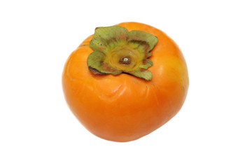 isolated persimmon on white background