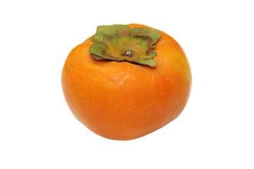 isolated persimmon on white background