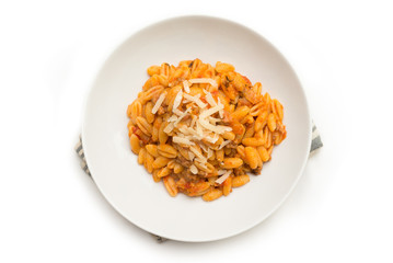 Malloreddus al ragù e formaggio, Cucina Sarda