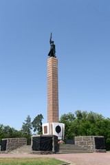 Fototapeta premium Monument to soldiers of the 10th division of the NKVD died in the defense of Stalingrad.