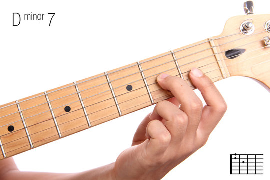 D minor seventh guitar chord tutorial