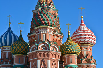 Fototapeta na wymiar Moscow, Cathedral of Saint Basil.