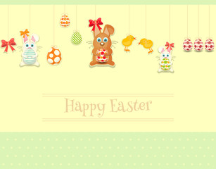 Happy Easter Greeting Card