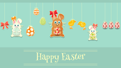 Happy Easter Greeting Card