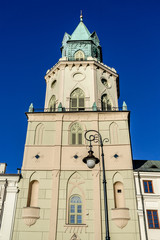 Obraz premium Trynitarska tower near John Baptist Cathedral. Lublin, Poland.