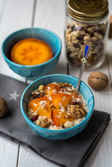 Persimmon oatmeal