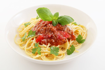 おいしそうなスパゲティ 