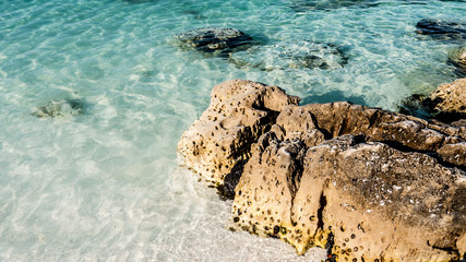Greece. Thassos marble beach