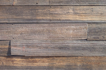 Horizontal Weathered Wood Boards