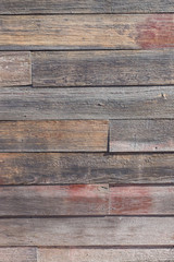 Exterior Wall Made Of Reclaimed Wood Planks