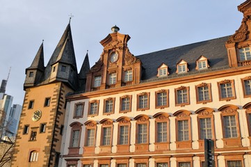 Fototapeta na wymiar Liebfrauenkirche in Frankfurt am Main