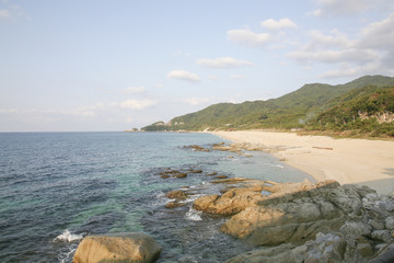 Fototapeta na wymiar A beach in Yakushima. 