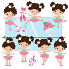 Ballerina vector illustration
