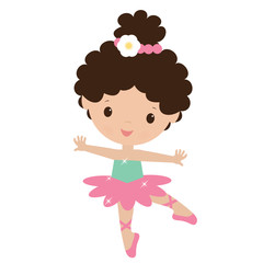 Ballerina vector illustration
