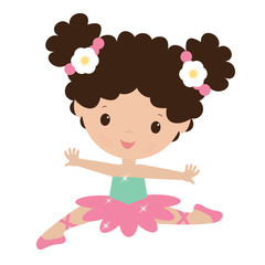 Ballerina vector illustration
