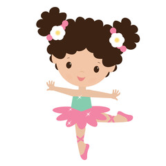 Ballerina vector illustration
