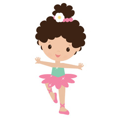 Ballerina vector illustration
