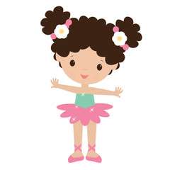Ballerina vector illustration
